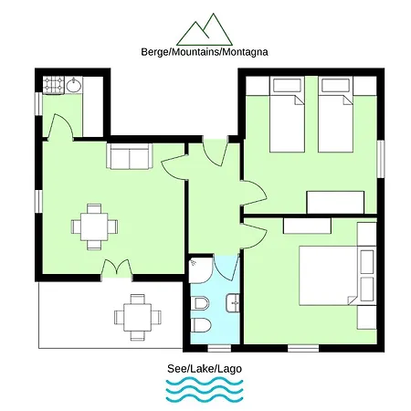 Nido Riva - Falco Appartement Pianello Del Lario